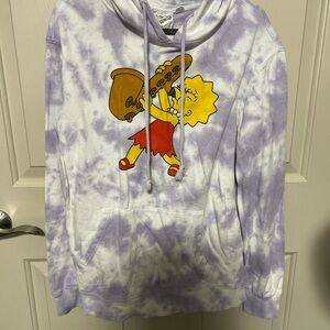Lisa Simpson Tie-Dye Hoodie